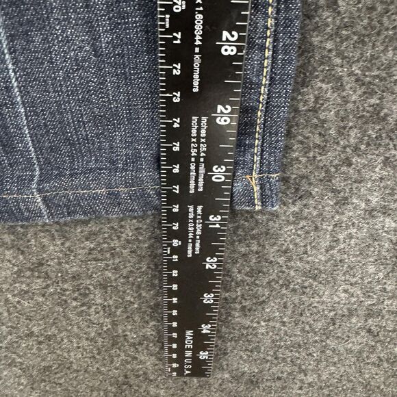 7 For All Mankind Jeans Women's 27 Blue Bootcut Made in USA Denim - Picture 6 of 12
